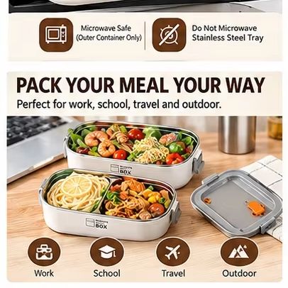 Caixa de almoço tipo «bento» d - Bento Box avaliação e preço