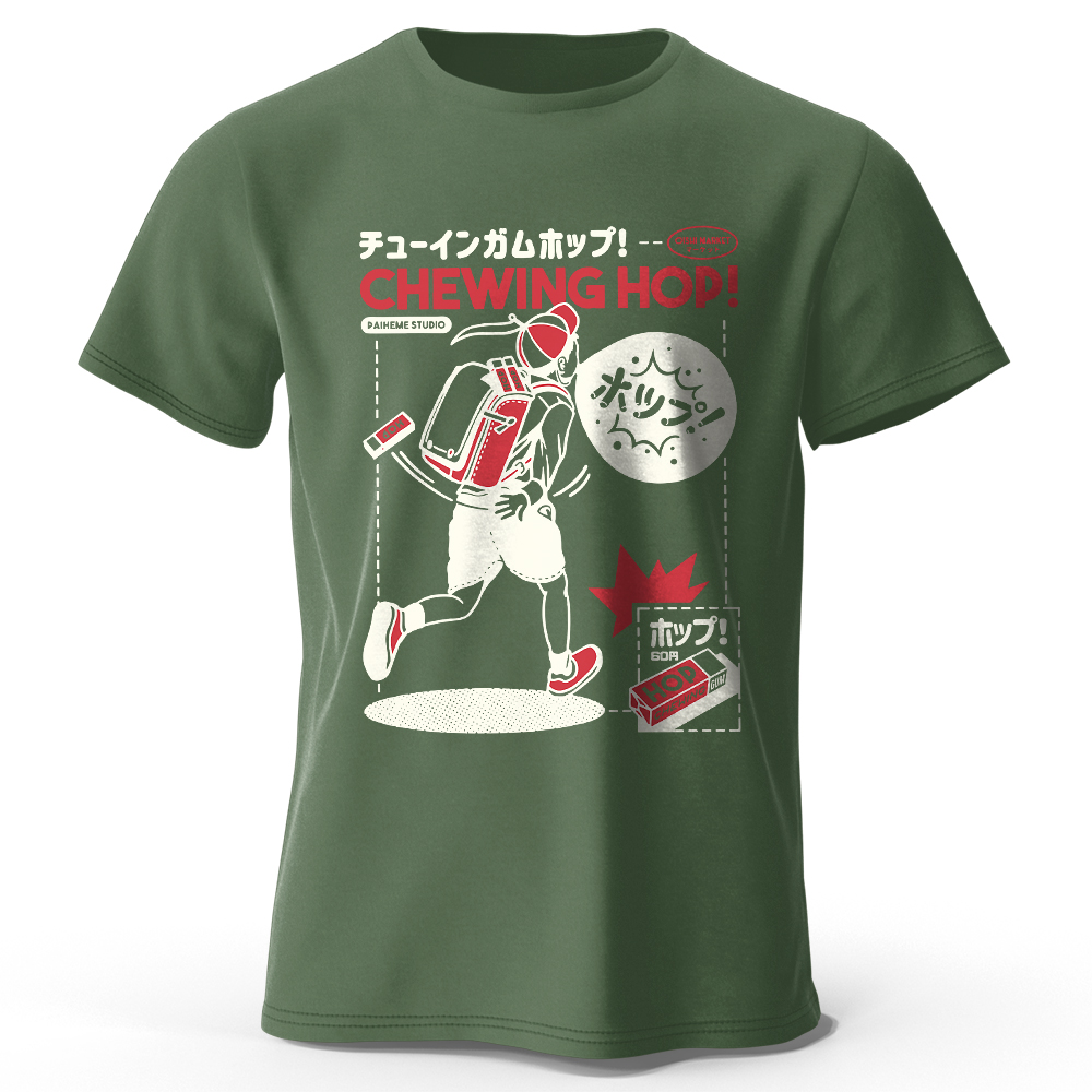 Camiseta com estampa desenhada - Japanese Snacks avaliação e preço