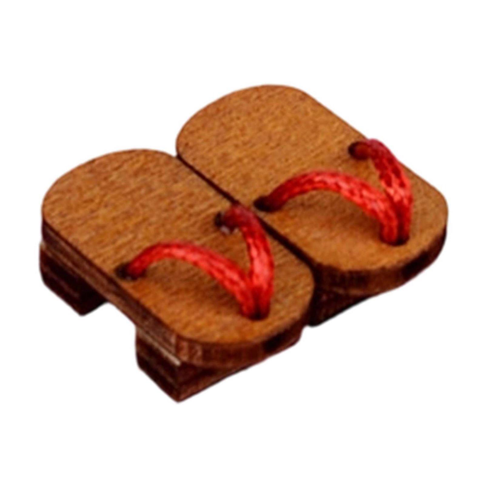 Mini tamancos de madeira feito - Geta Wooden Sandal avaliação e preço